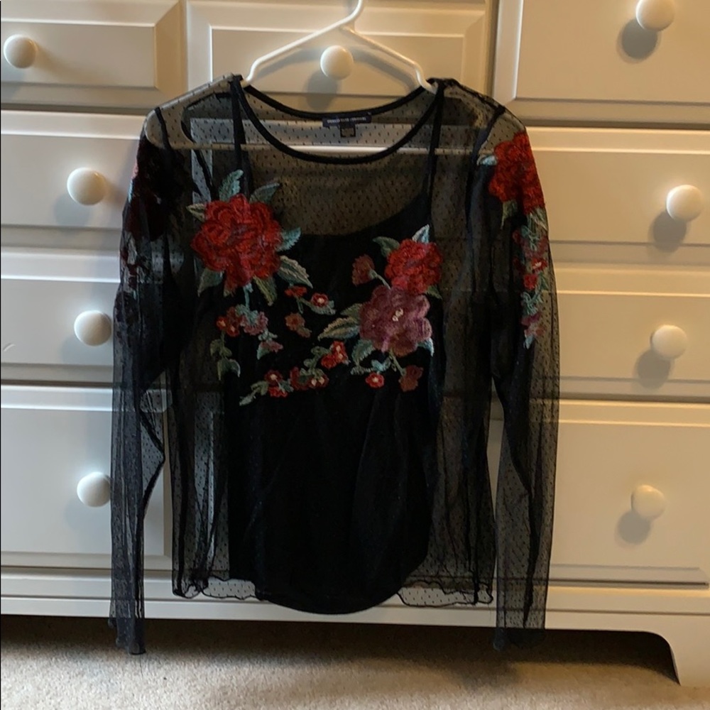American Eagle sheer top